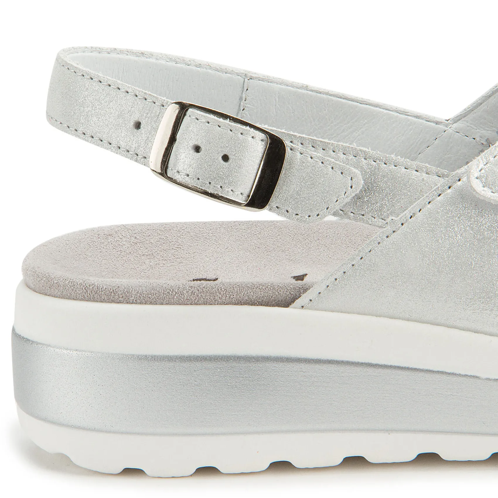 Sandalen|semler Sandale in Untergrößen Silber