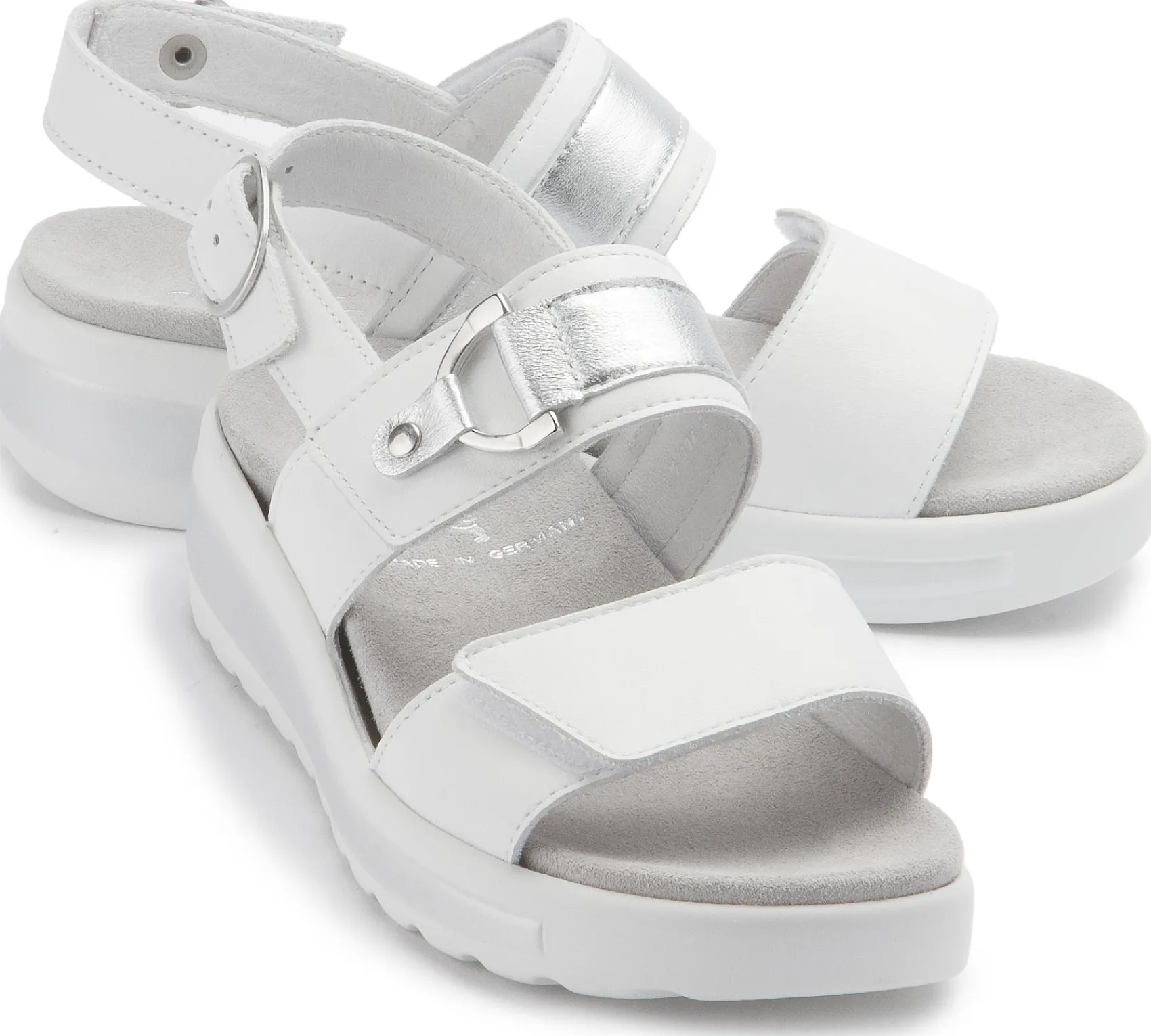Sandalen|semler Sandale in Untergrößen Weiß