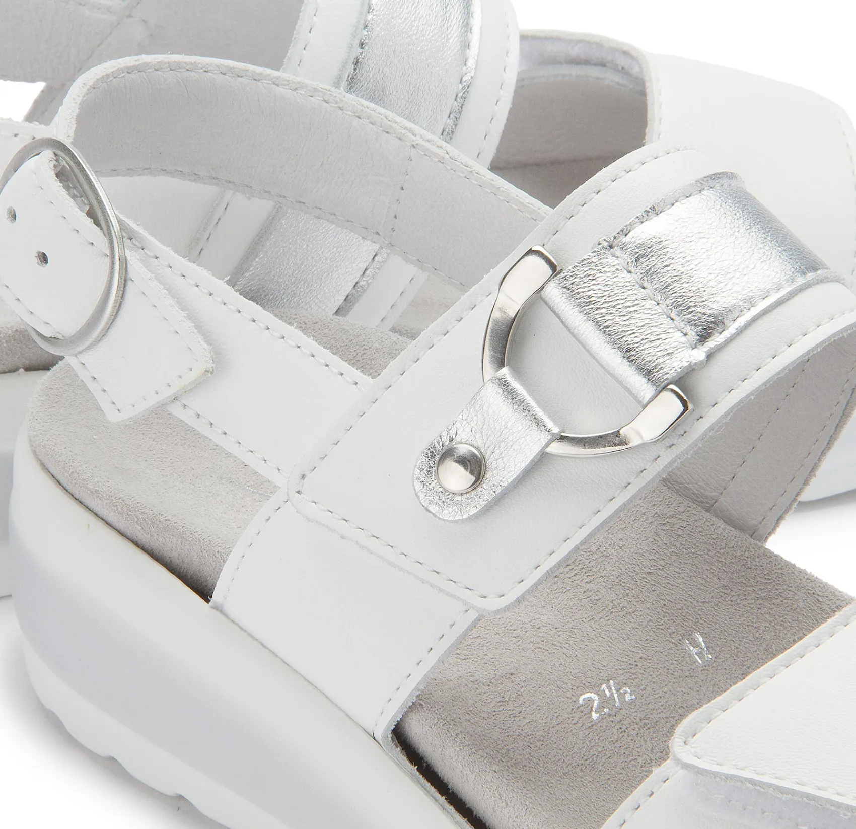 Sandalen|semler Sandale in Untergrößen Weiß