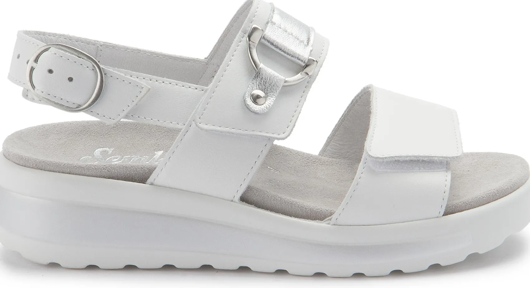 Sandalen|semler Sandale in Untergrößen Weiß