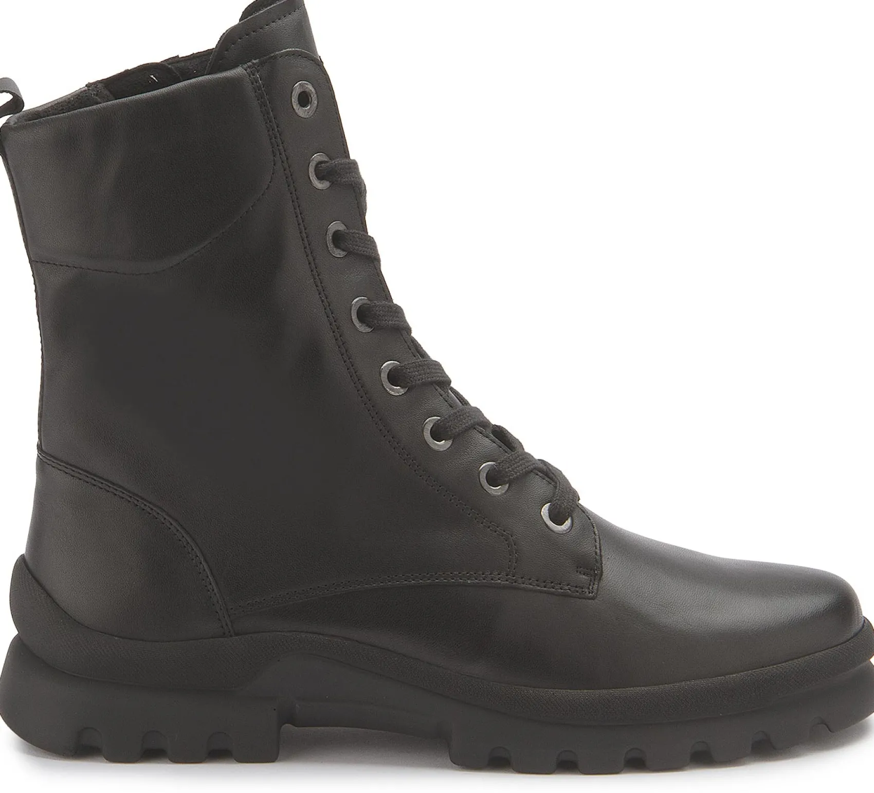 Stiefeletten|semler Schnürboot in Übergrößen Schwarz