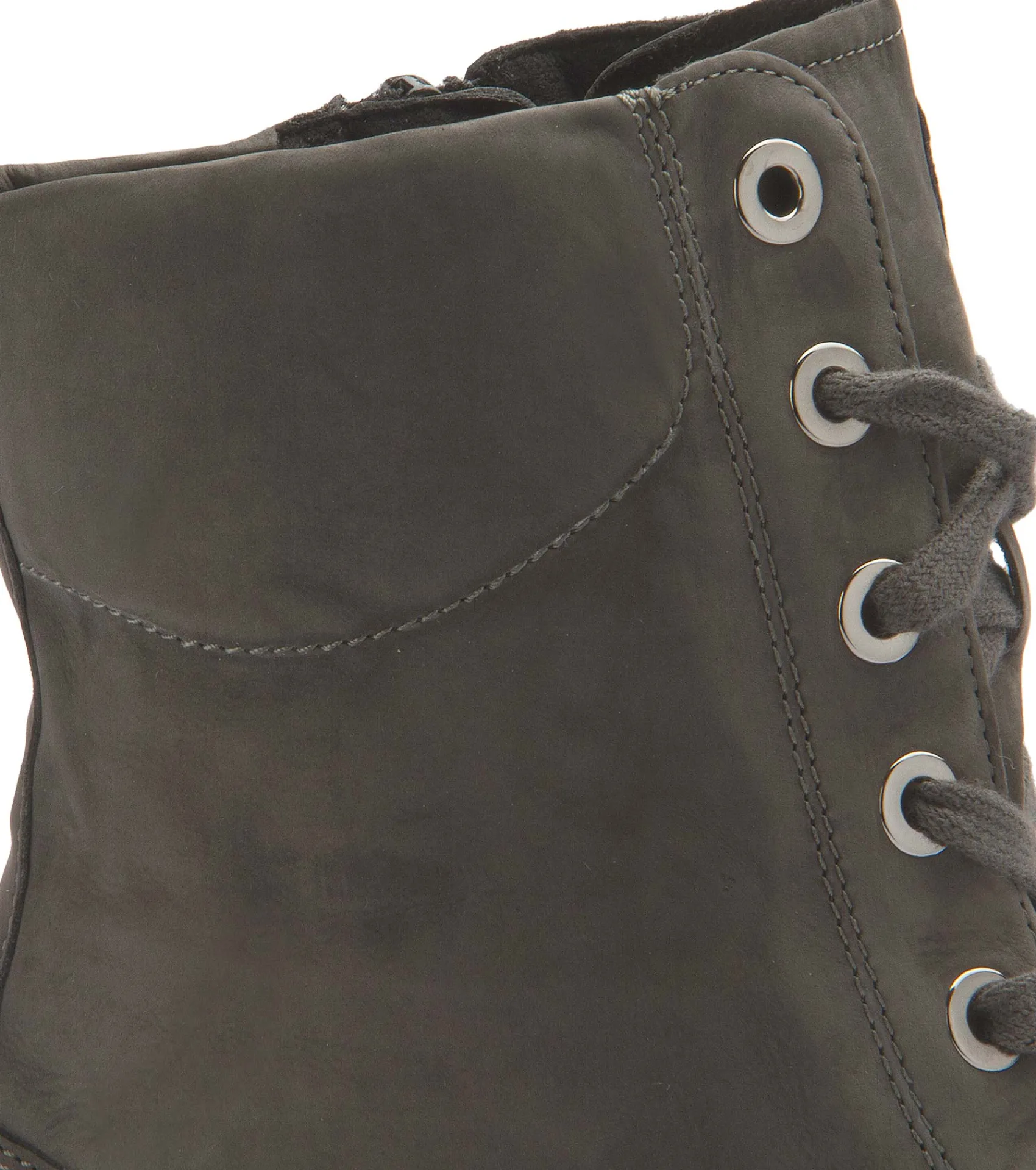 Stiefeletten|semler Schnürboot in Übergrößen Grau
