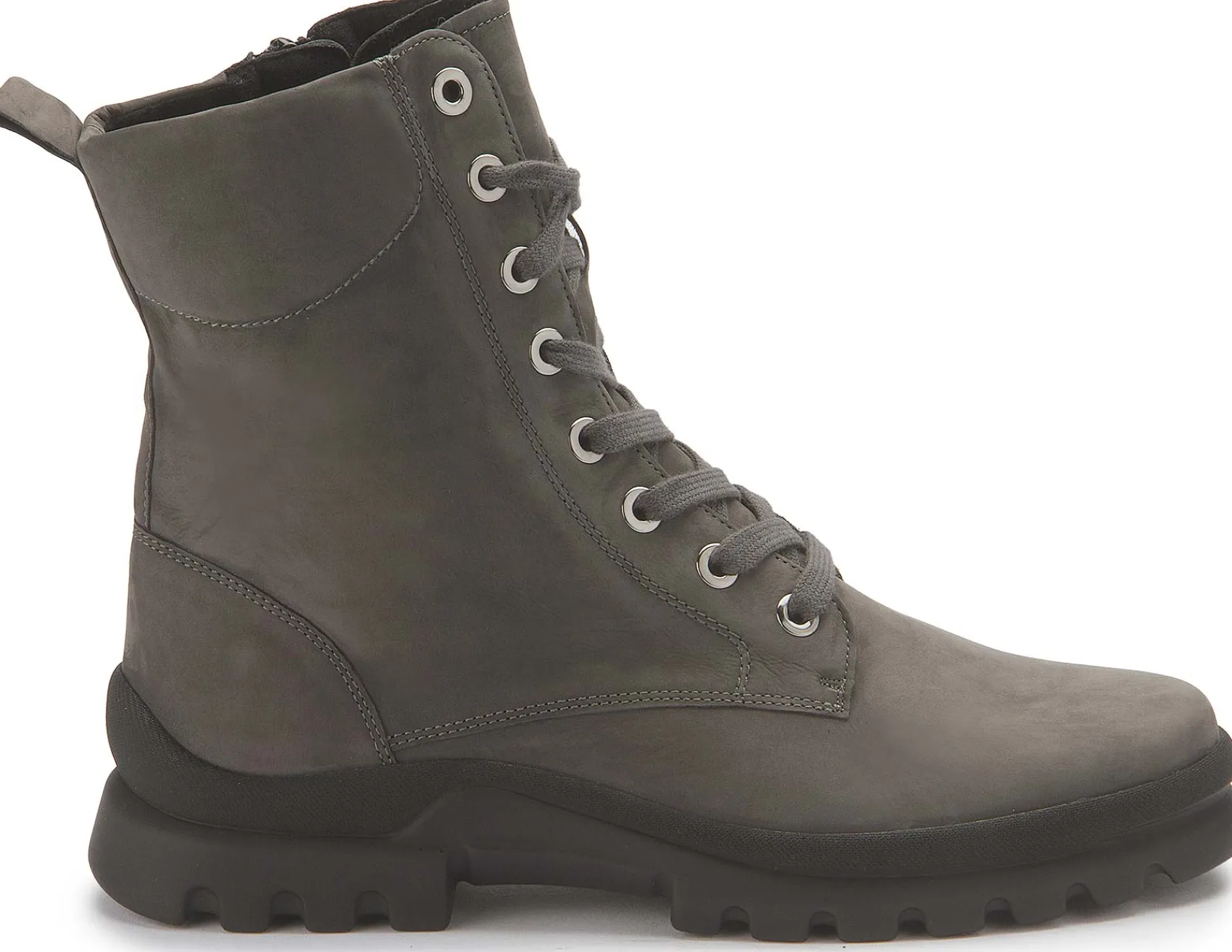 Stiefeletten|semler Schnürboot in Übergrößen Grau