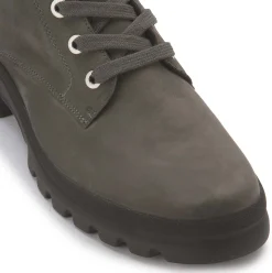 Stiefeletten|semler Schnürboot in Übergrößen Grau