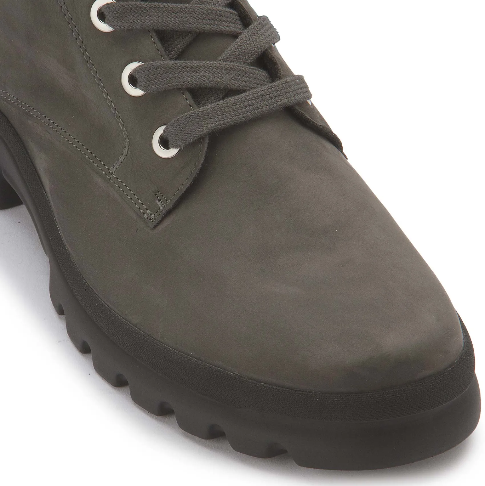Stiefeletten|semler Schnürboot in Übergrößen Grau