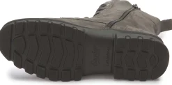 Stiefeletten|semler Schnürboot in Übergrößen Grau