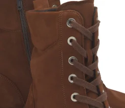 Stiefeletten|semler Schnürboot in Übergrößen Braun