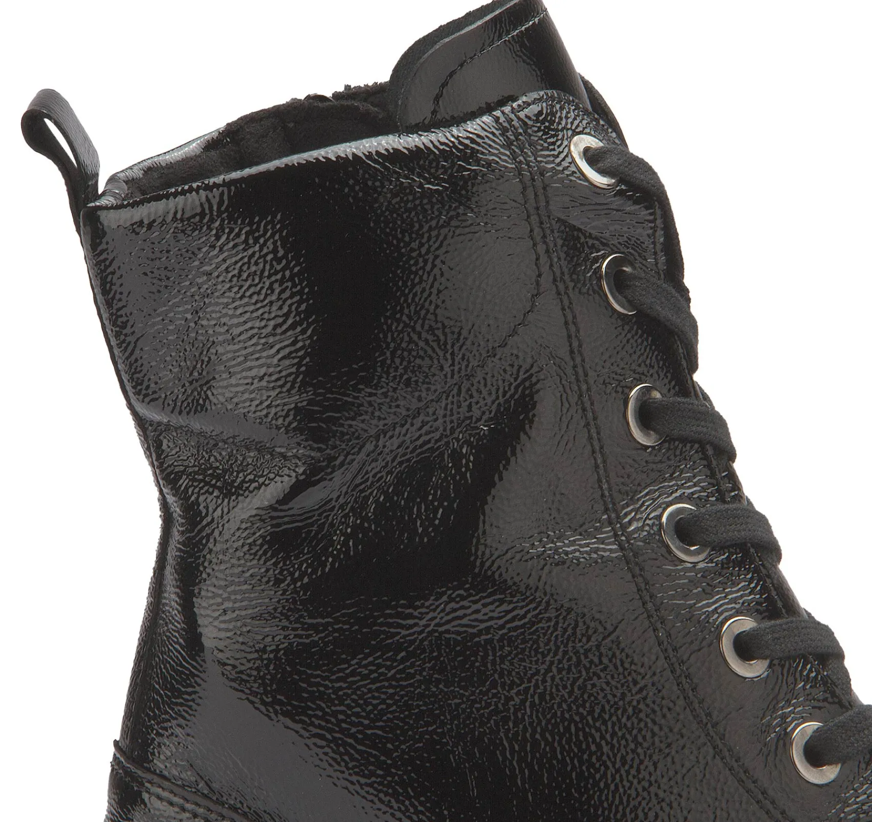 Stiefeletten|semler Schnürboot in Übergrößen Schwarz