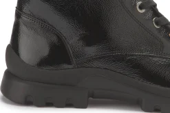 Stiefeletten|semler Schnürboot in Übergrößen Schwarz