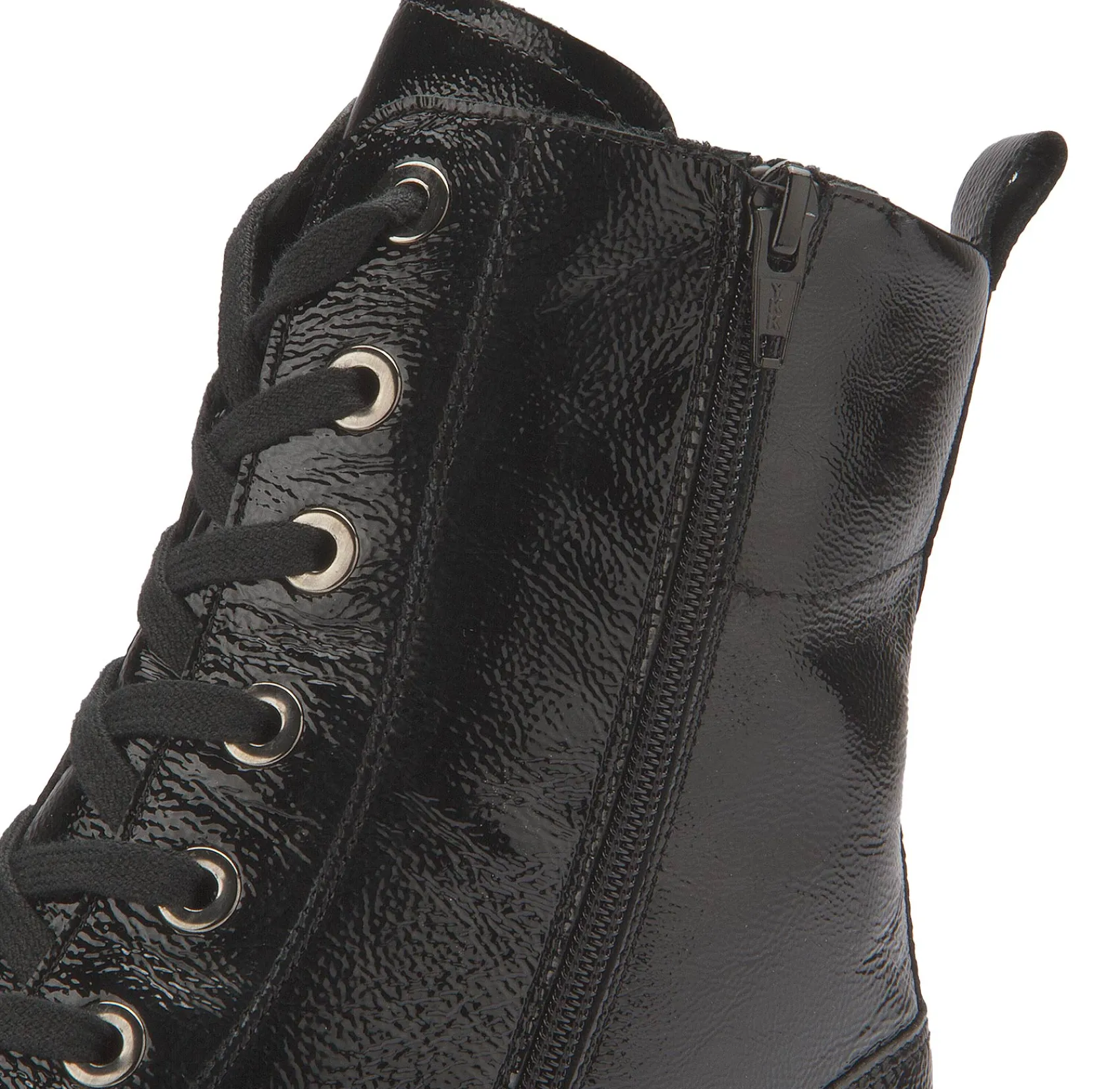 Stiefeletten|semler Schnürboot in Übergrößen Schwarz