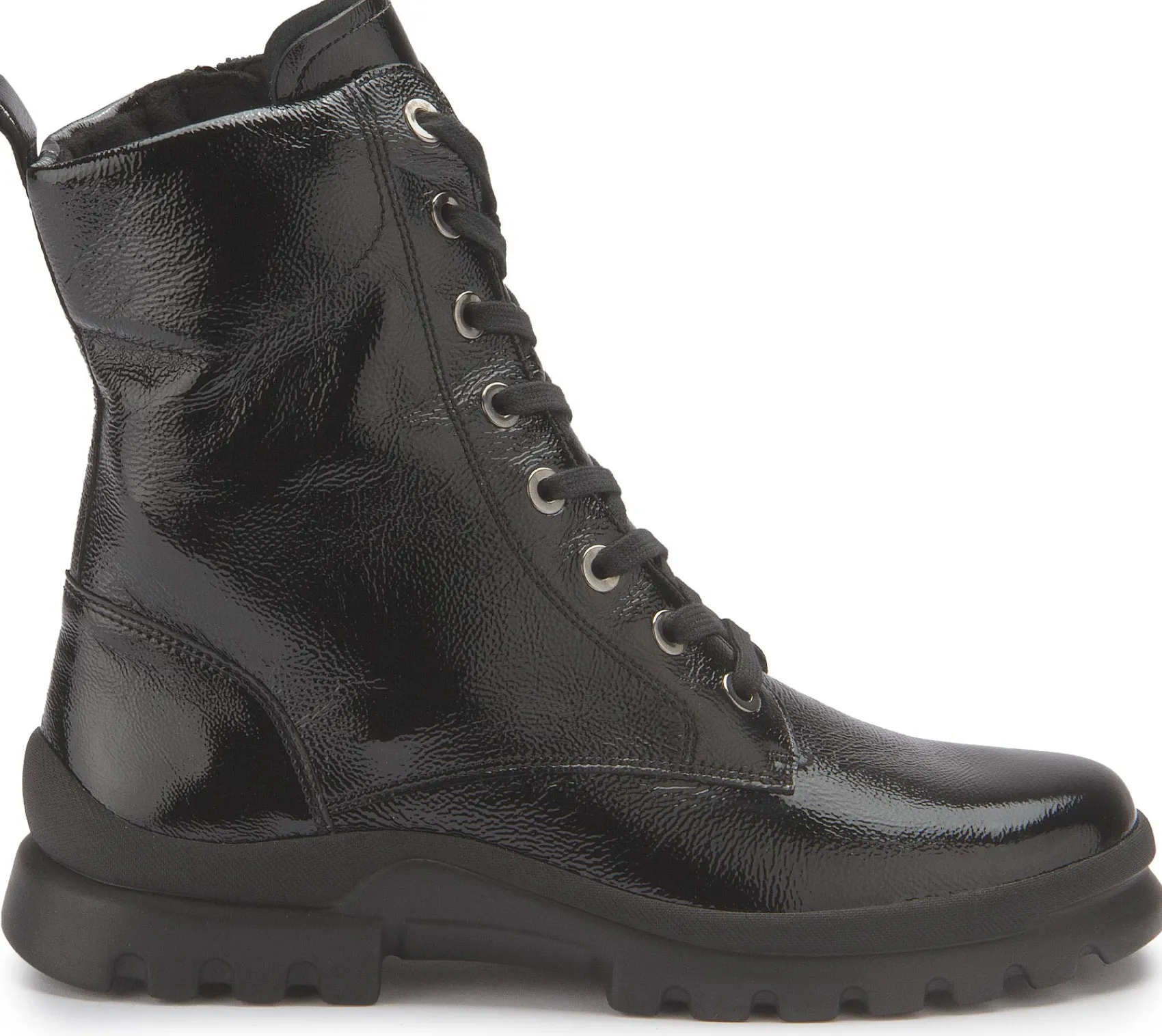 Stiefeletten|semler Schnürboot in Übergrößen Schwarz
