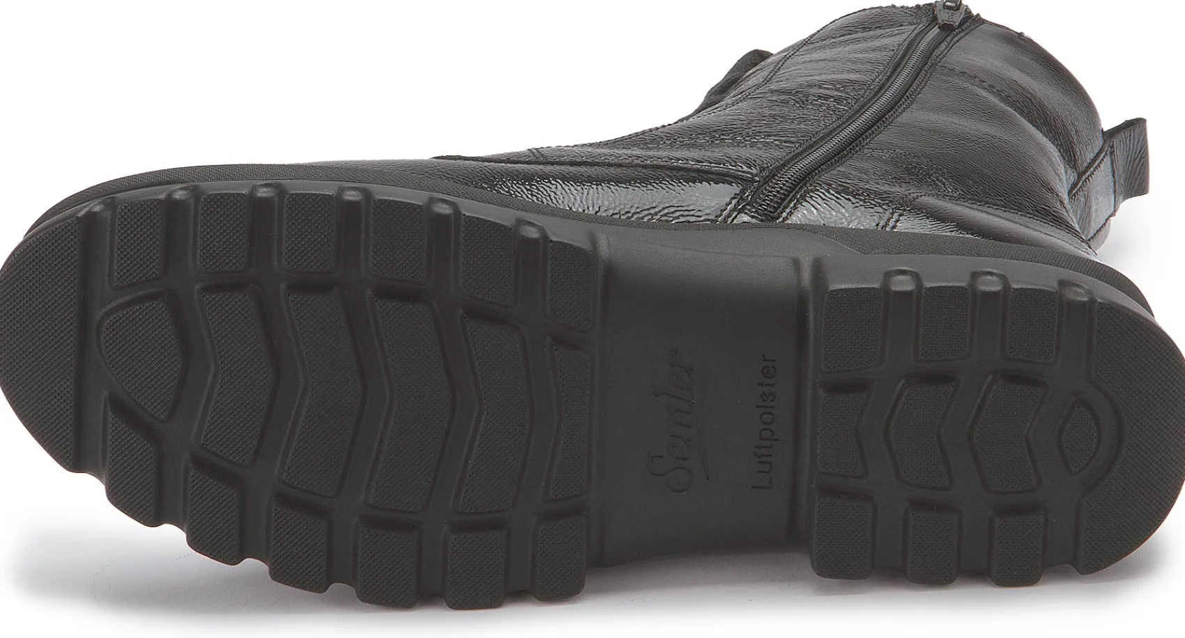 Stiefeletten|semler Schnürboot in Übergrößen Schwarz