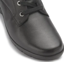 Stiefeletten|semler Schnürboot in Übergrößen Schwarz