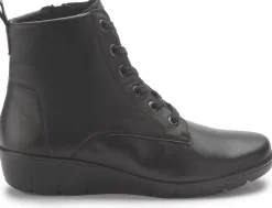 Stiefeletten|semler Schnürboot in Übergrößen Schwarz