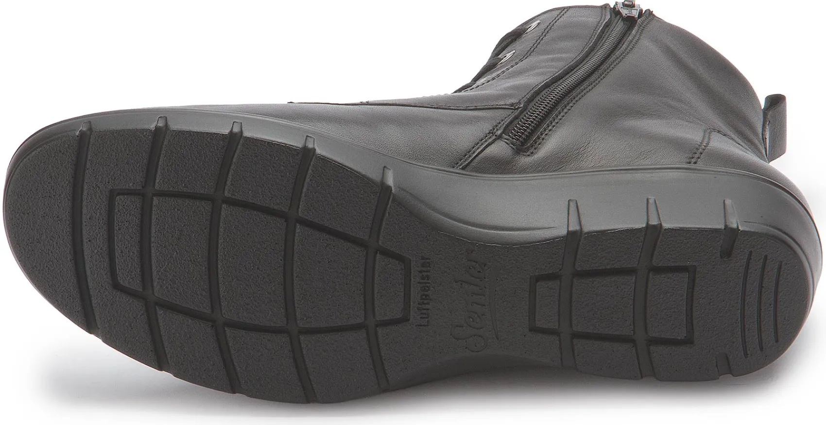 Stiefeletten|semler Schnürboot in Übergrößen Schwarz