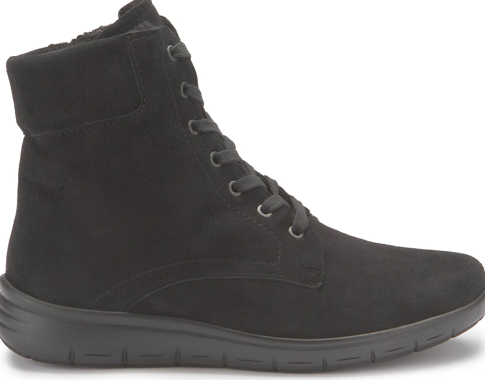 Stiefeletten|semler Schnürboot in Übergrößen Schwarz