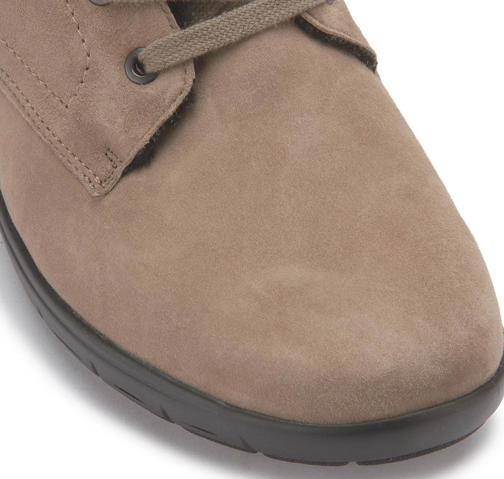 Stiefeletten|semler Schnürboot in Übergrößen Beige