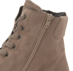 Stiefeletten|semler Schnürboot in Übergrößen Beige