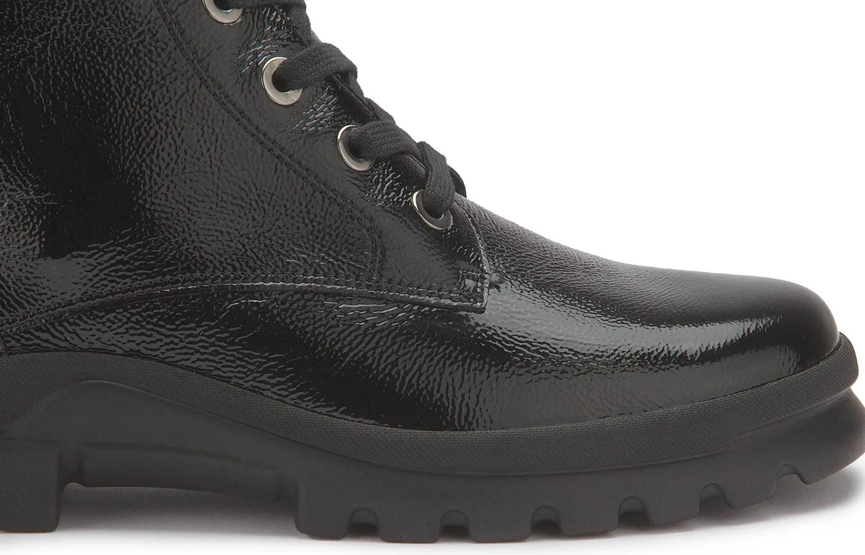 Stiefeletten|semler Schnürboot in Untergrößen Schwarz
