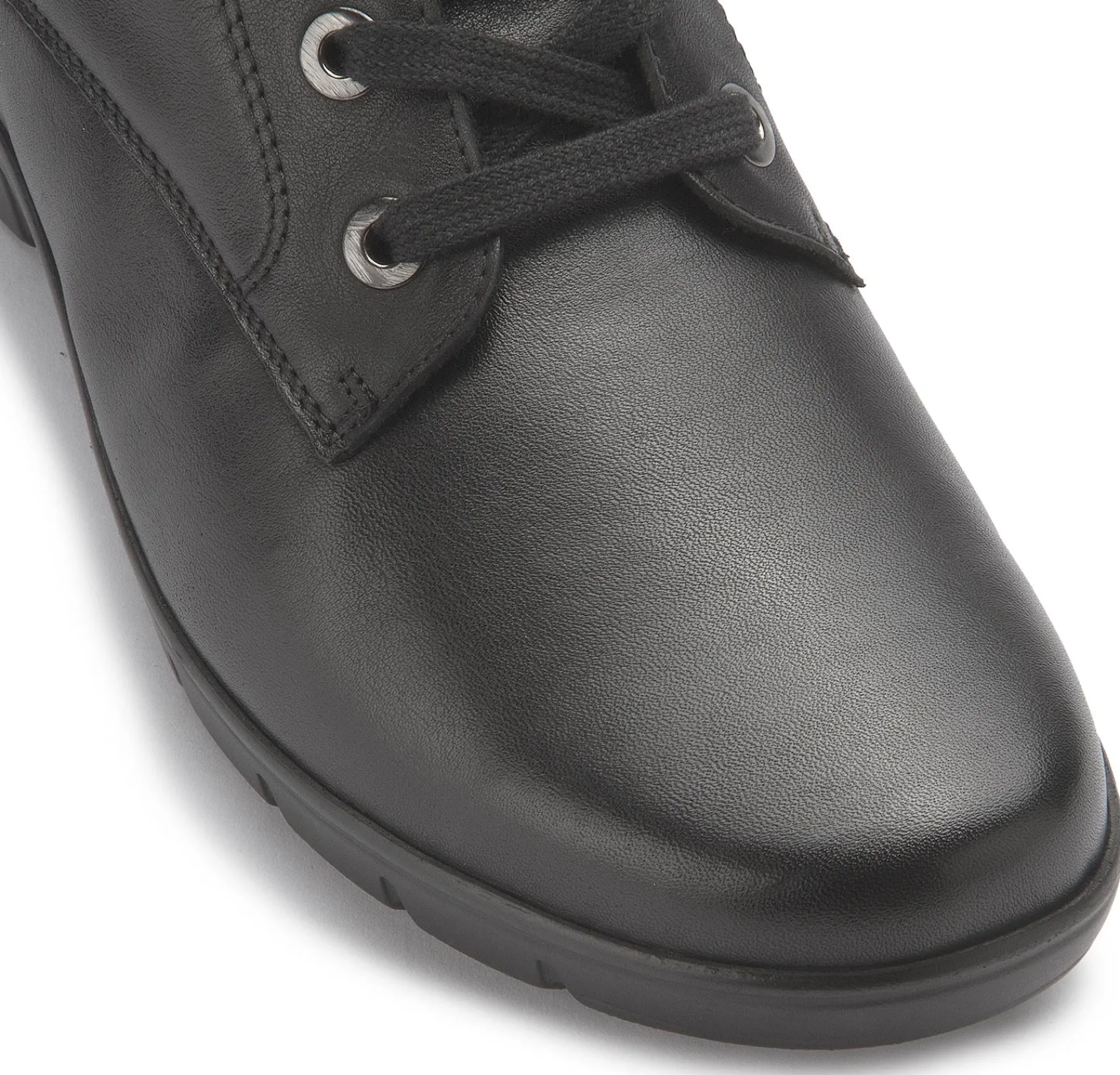 Stiefeletten|semler Schnürboot in Untergrößen Schwarz