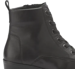 Stiefeletten|semler Schnürboot in Untergrößen Schwarz