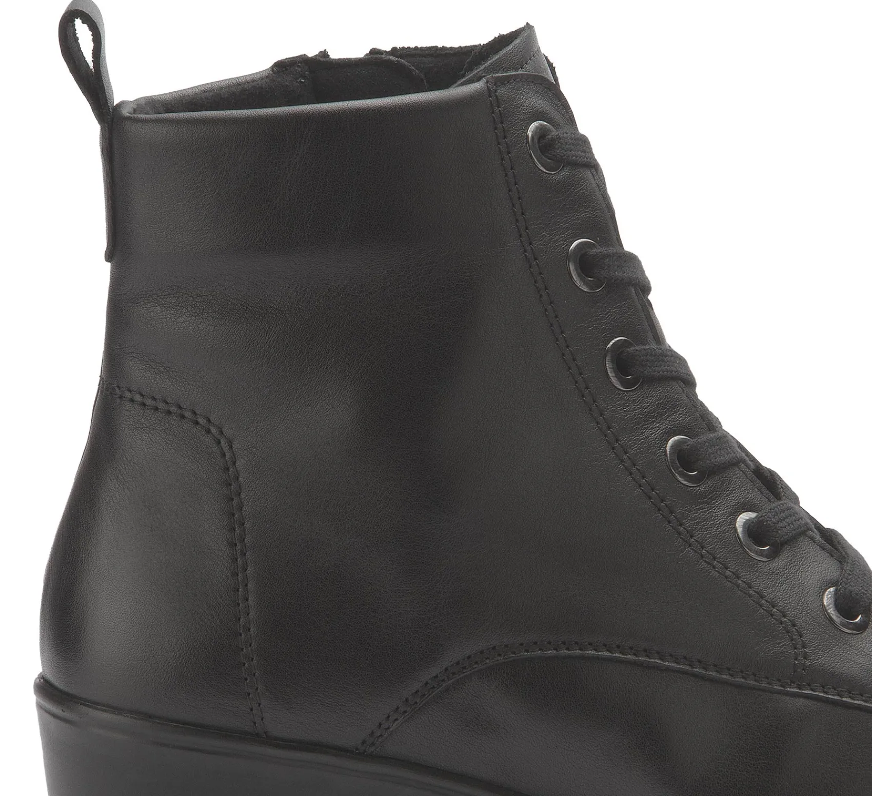 Stiefeletten|semler Schnürboot in Untergrößen Schwarz