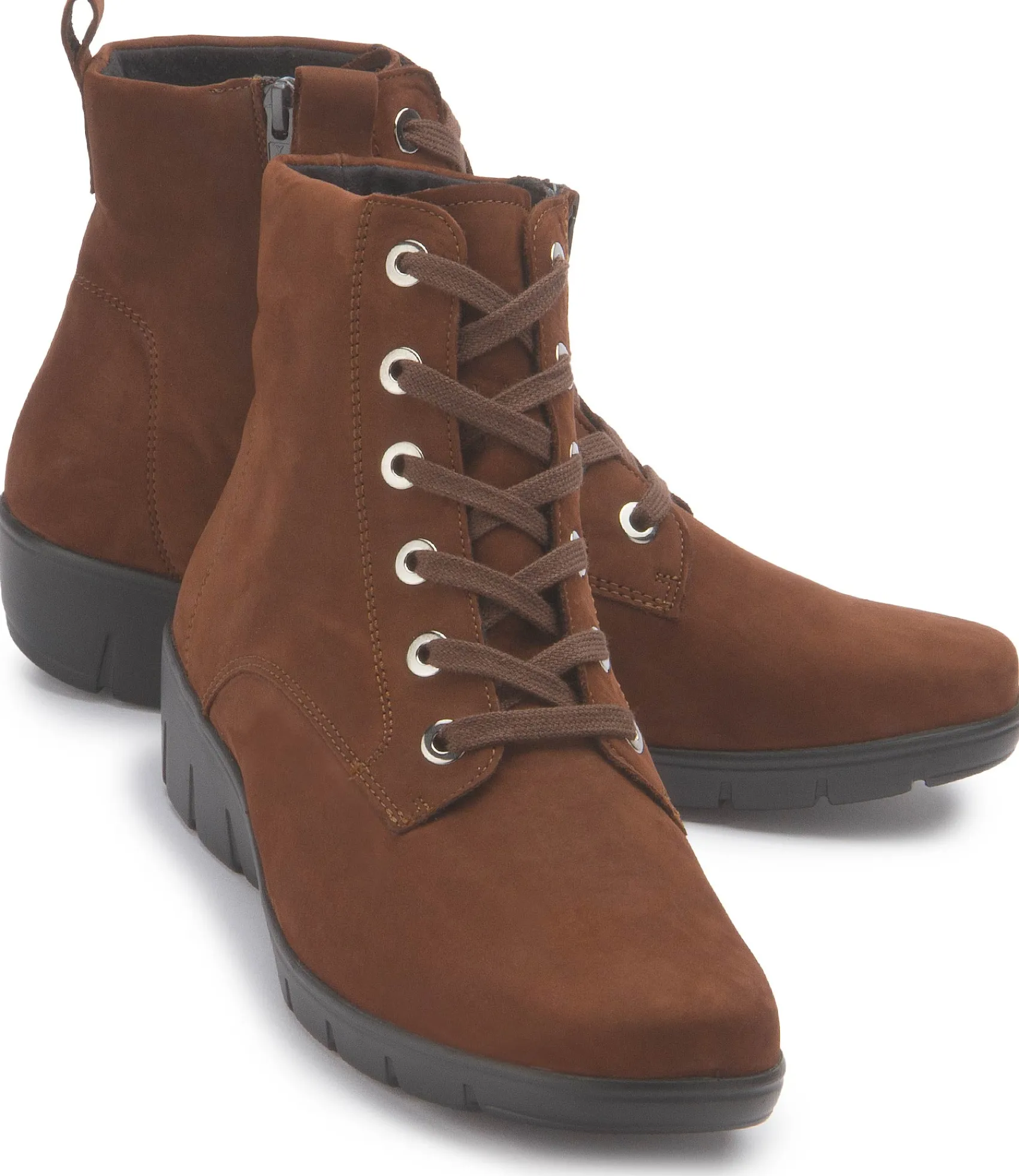 Stiefeletten|Schnürschuhe|semler Schnürboot in Untergrößen Braun