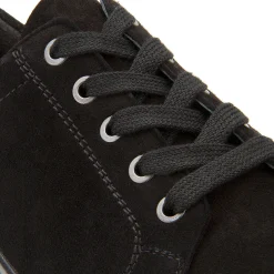 Schnürschuhe|semler Schnürschuh in Übergrößen Schwarz