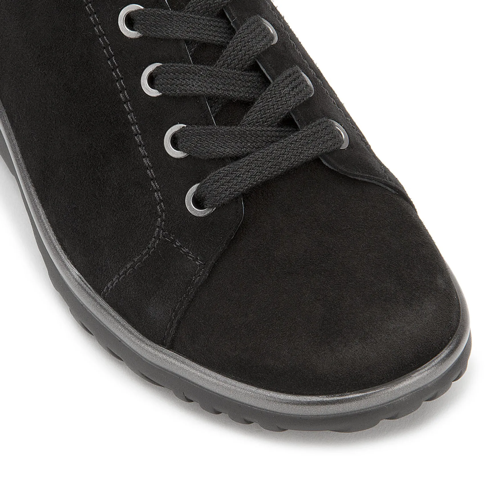 Schnürschuhe|semler Schnürschuh in Übergrößen Schwarz