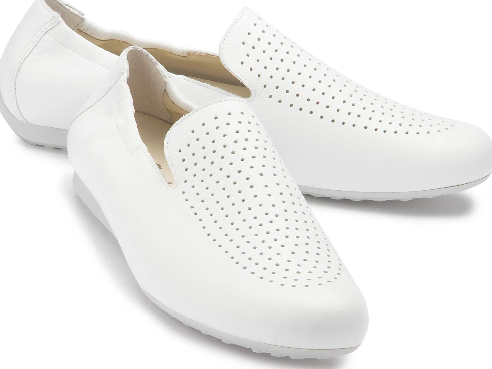Slipper|semler Slipper in Übergrößen Weiß