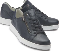 Sneaker|Schnürschuhe|semler Sneaker in Übergrößen Blau