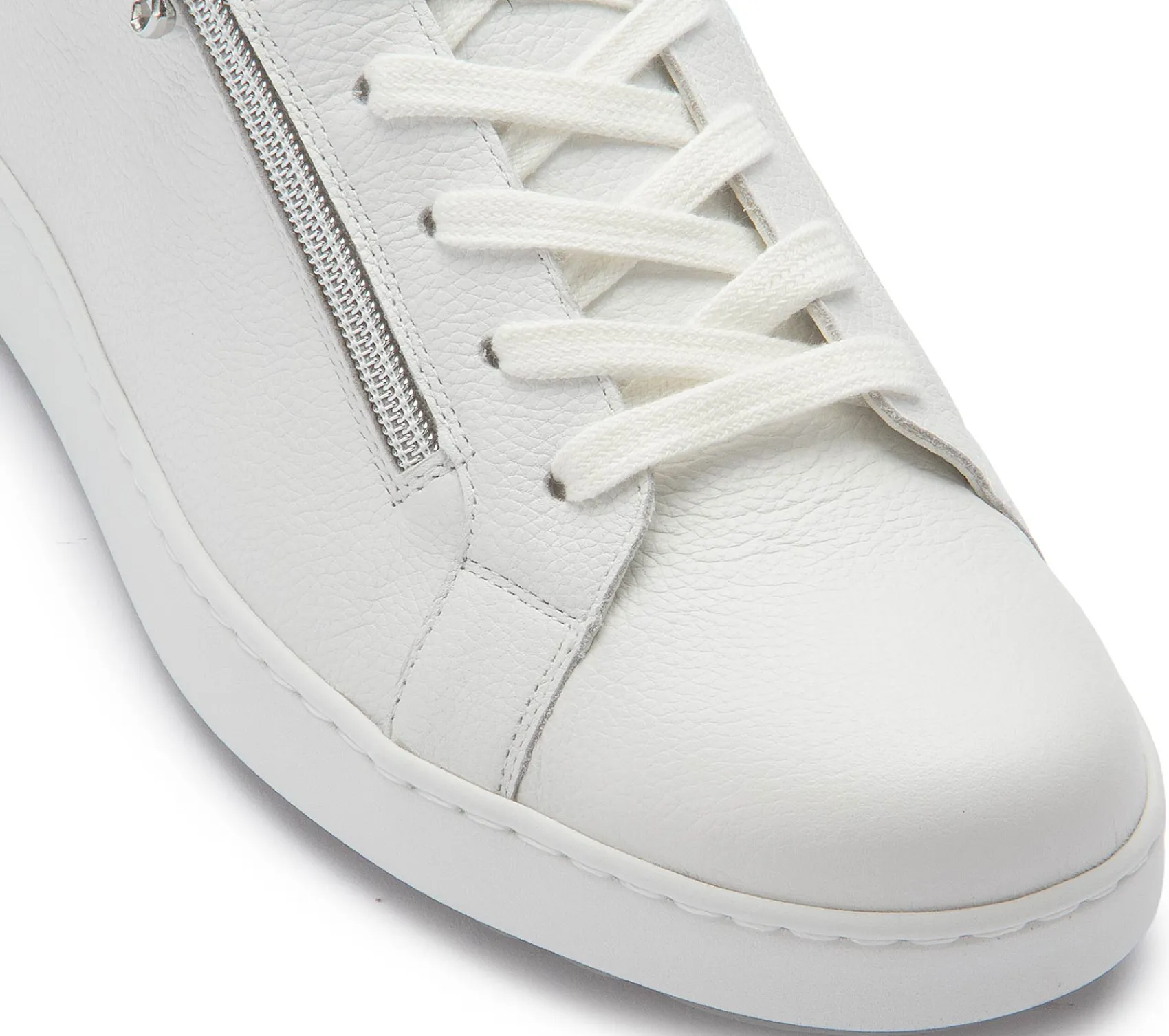 Sneaker|Schnürschuhe|Semer Semler Sneaker in Übergrößen Weiß