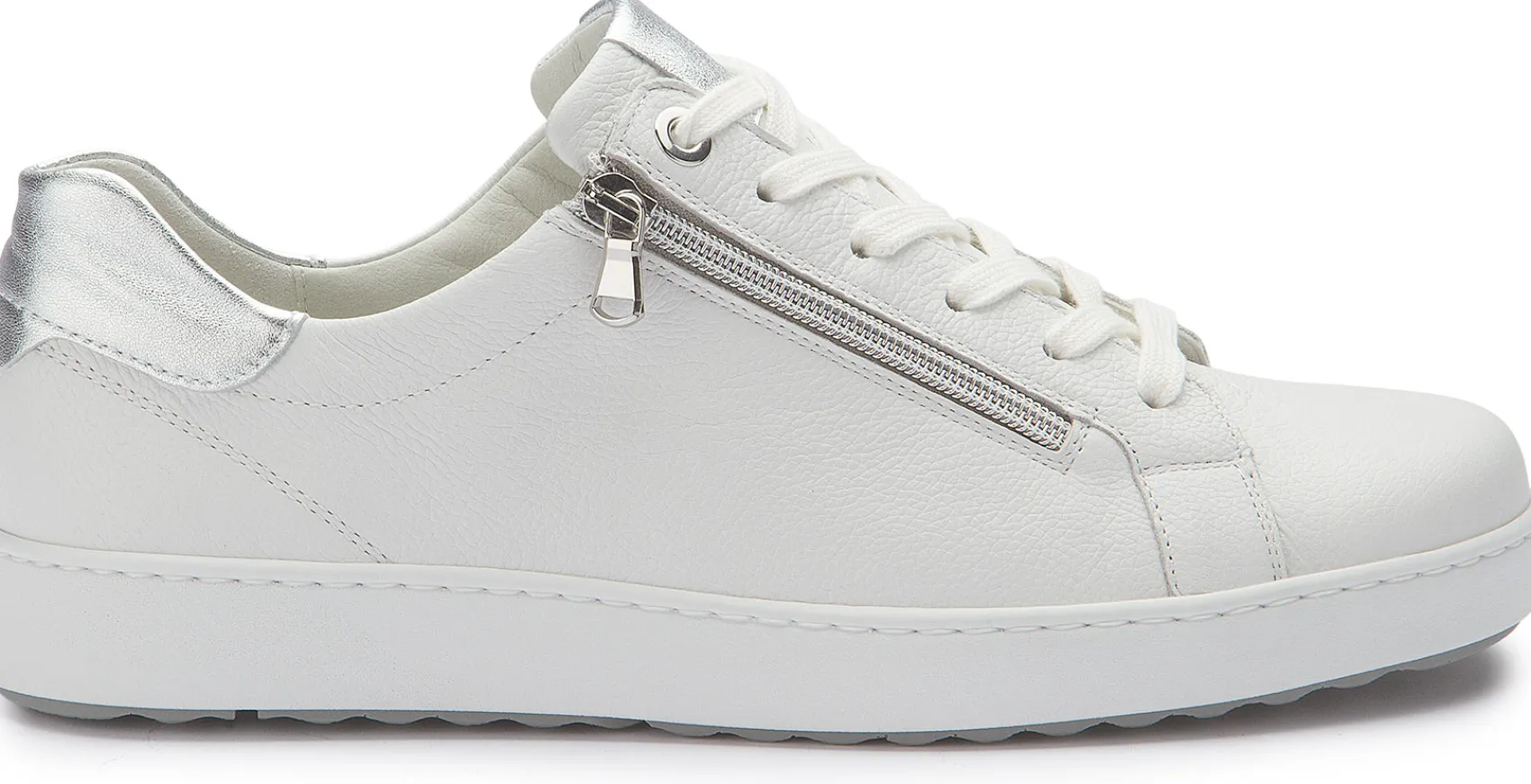 Sneaker|Schnürschuhe|Semer Semler Sneaker in Übergrößen Weiß