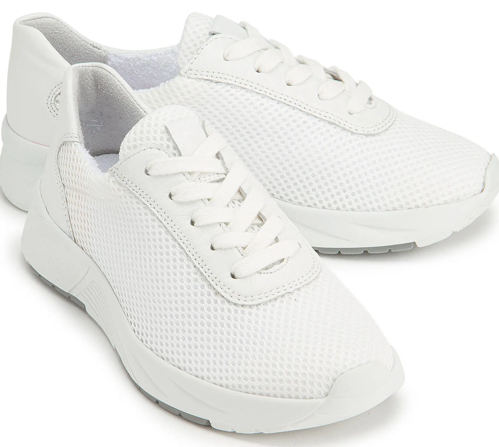 Sneaker|Schnürschuhe|semler Sneaker in Übergrößen Weiß