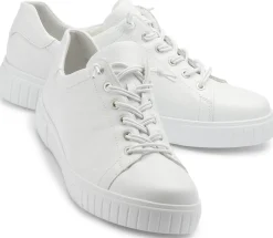 Sneaker|Schnürschuhe|semler Sneaker in Übergrößen Weiß