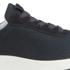 Sneaker|Schnürschuhe|semler Sneaker in Übergrößen Blau
