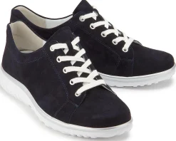 Sneaker|Schnürschuhe|semler Sneaker in Übergrößen Blau