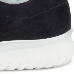 Sneaker|Schnürschuhe|semler Sneaker in Übergrößen Blau