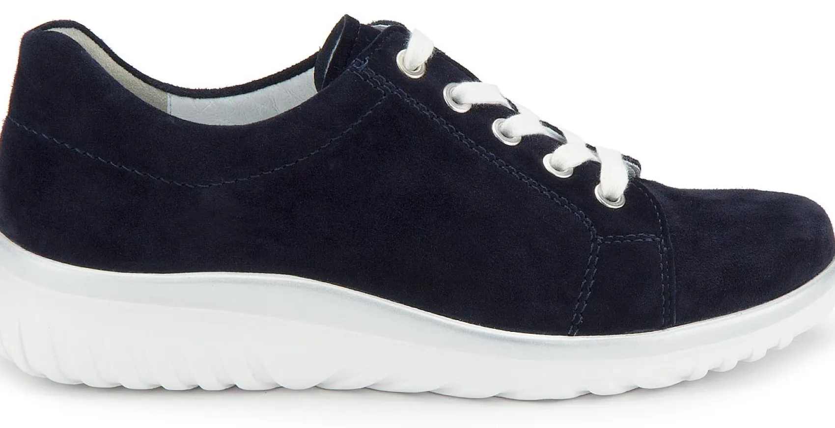 Sneaker|Schnürschuhe|semler Sneaker in Übergrößen Blau