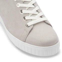 Sneaker|Schnürschuhe|semler Sneaker in Übergrößen Beige