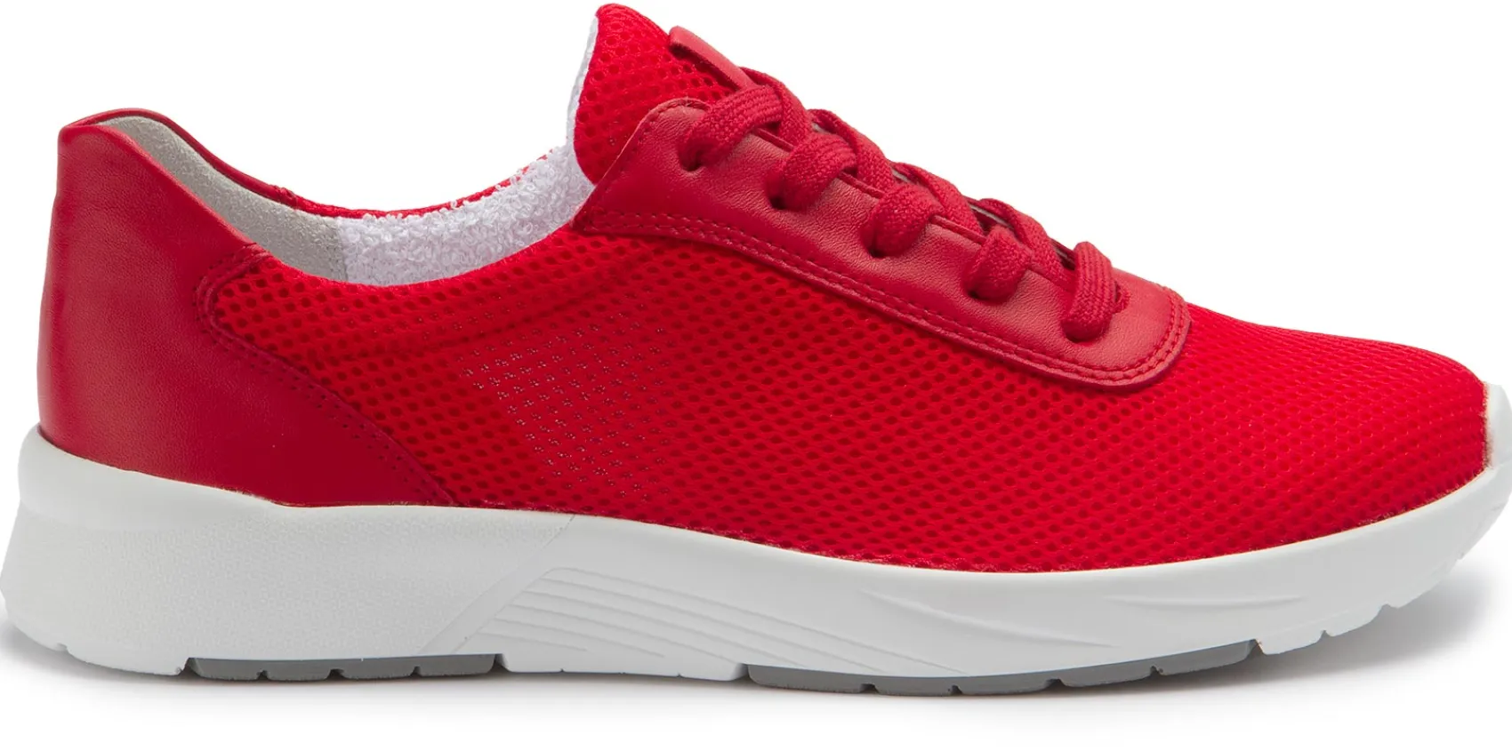 Sneaker|Schnürschuhe|semler Sneaker in Übergrößen Rot