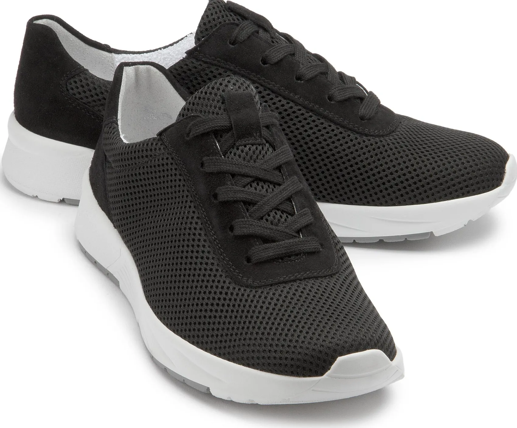 Sneaker|Schnürschuhe|semler Sneaker in Untergrößen Schwarz