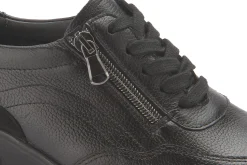 Sneaker|Schnürschuhe|semler Sneaker in Untergrößen Schwarz