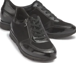 Sneaker|Schnürschuhe|semler Sneaker in Untergrößen Schwarz