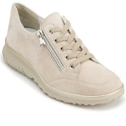 Sneaker|Schnürschuhe|semler Sneaker in Untergrößen Beige