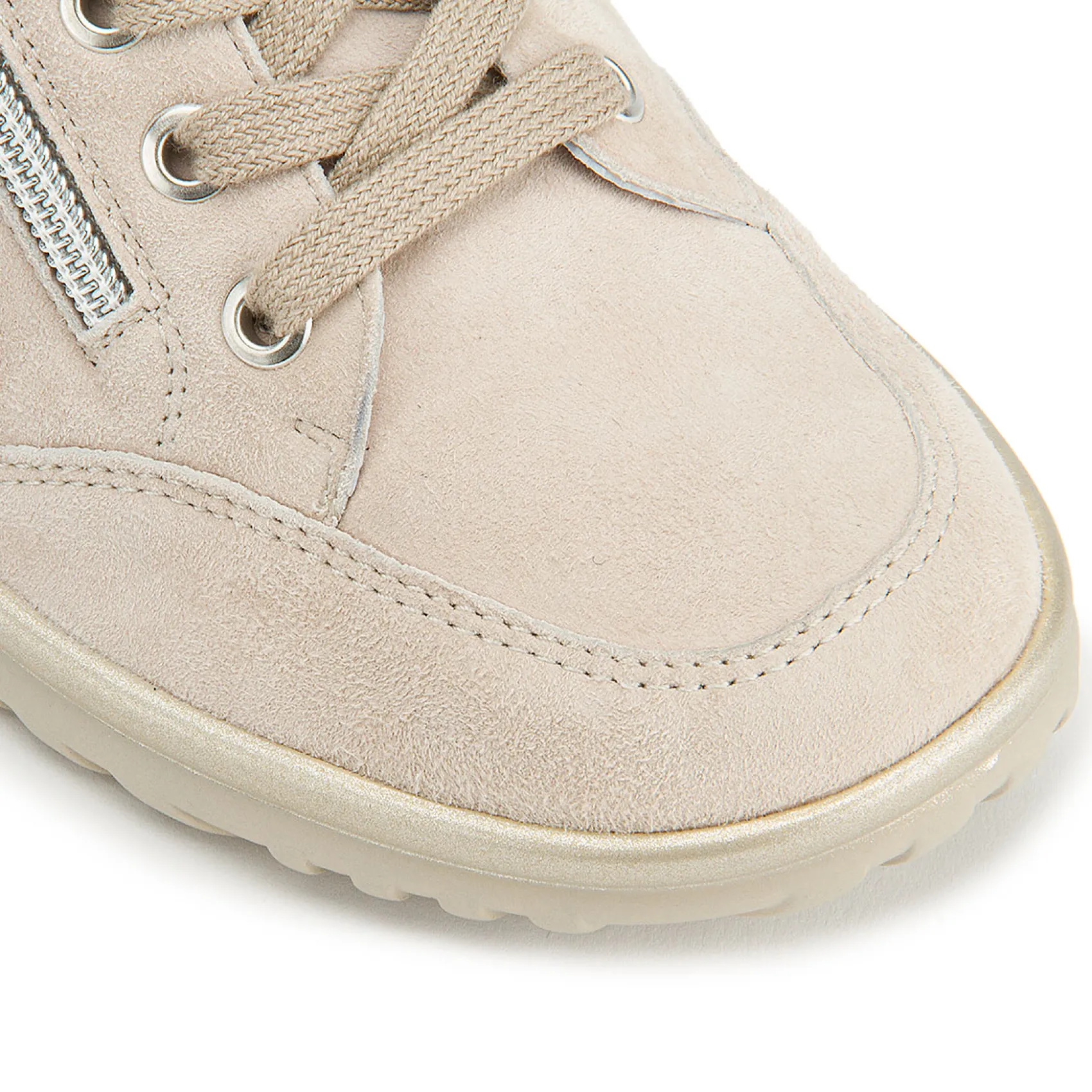 Sneaker|Schnürschuhe|semler Sneaker in Untergrößen Beige