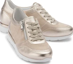 Sneaker|Schnürschuhe|semler Sneaker in Untergrößen Beige