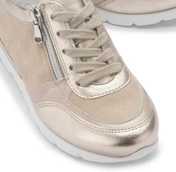 Sneaker|Schnürschuhe|semler Sneaker in Untergrößen Beige