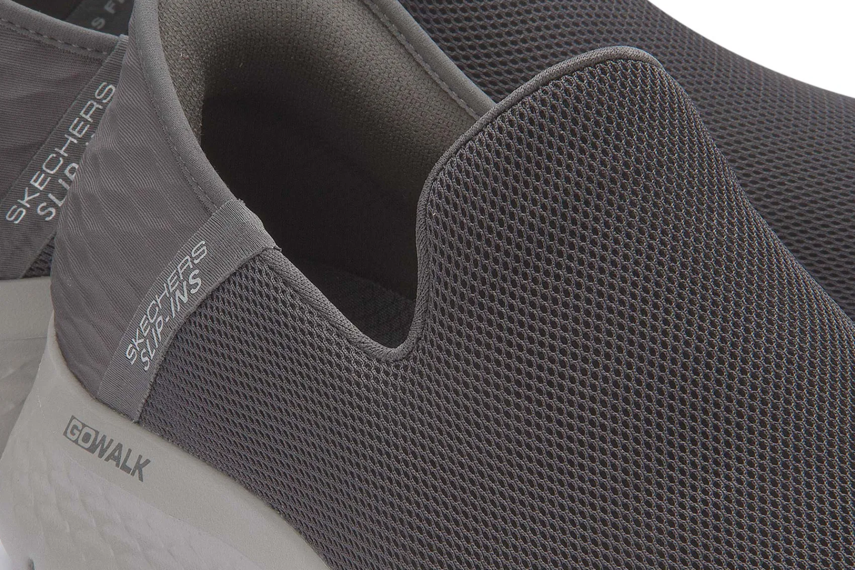 Sneaker|Slipper|Skechers Slip Ins in Übergrößen Grau
