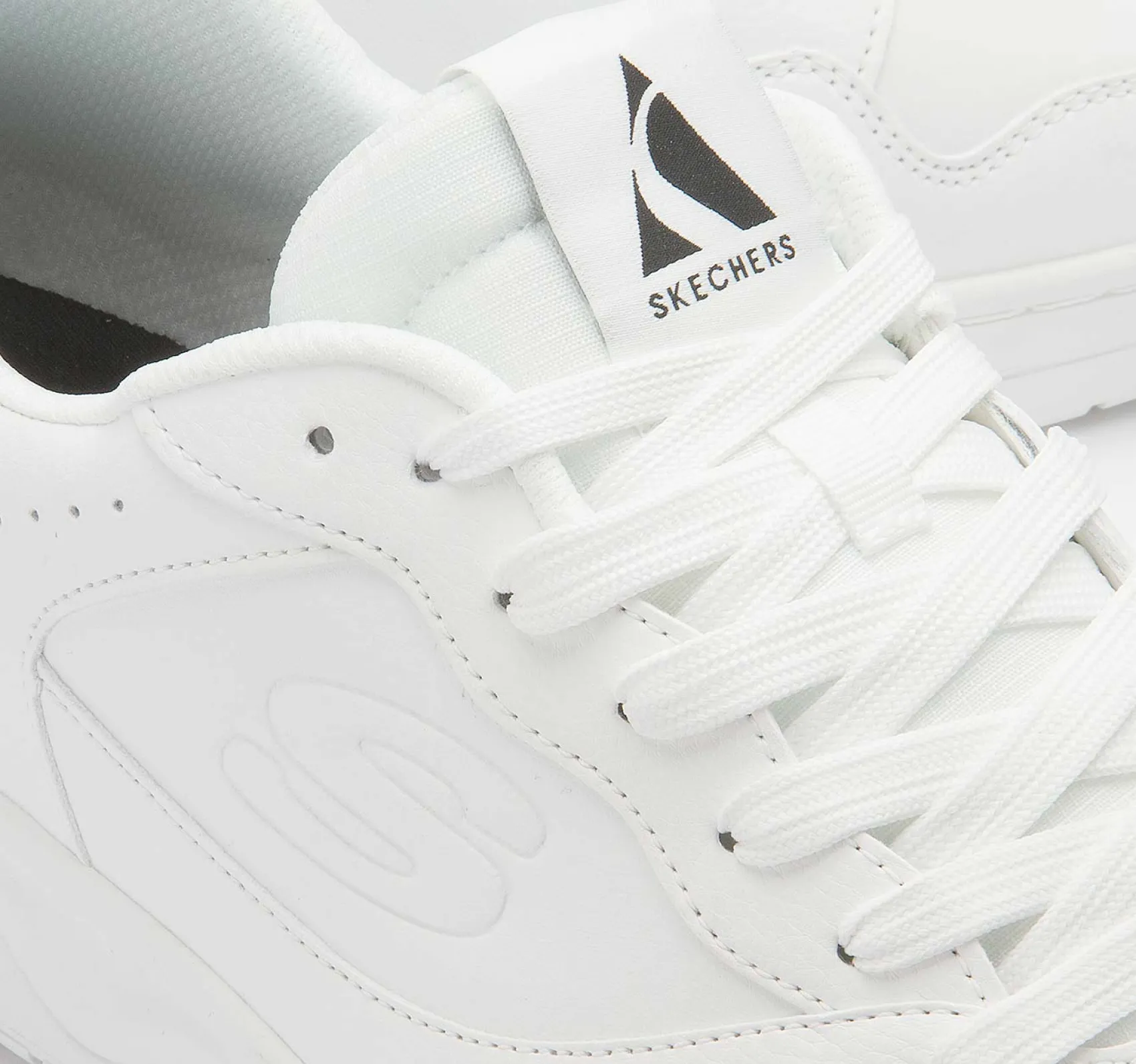 Sneaker|Schnürschuhe|Skechers Sneaker in Übergrößen Weiß